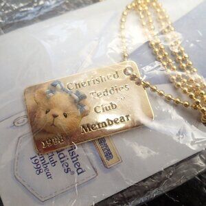 Cherished Teddies Dog Tags 1998 Cub Membearship